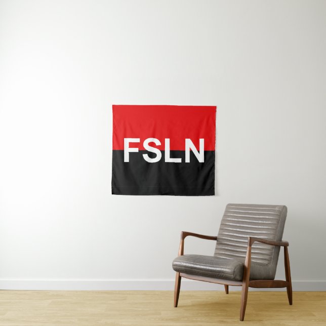 Tapete De Parede Bandeira do FSLN (In Situ (Horizontal))