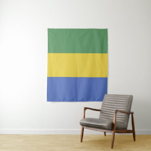 Tapete De Parede Bandeira do Gabão