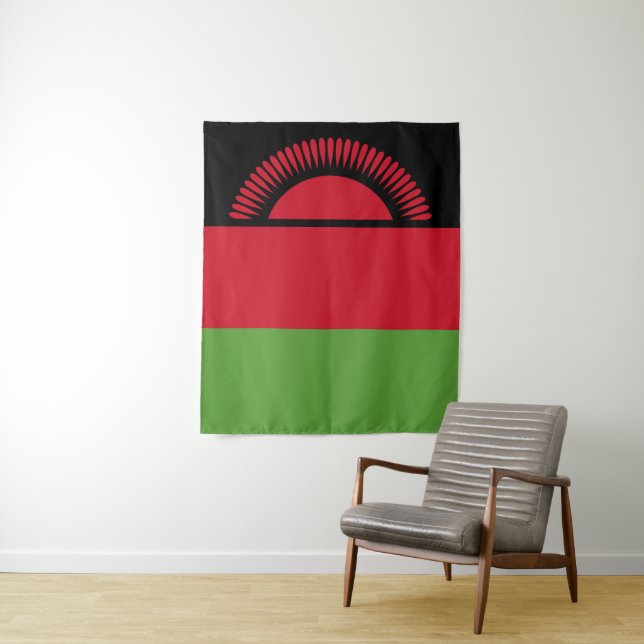 Tapete De Parede Bandeira do Malawi (In Situ)