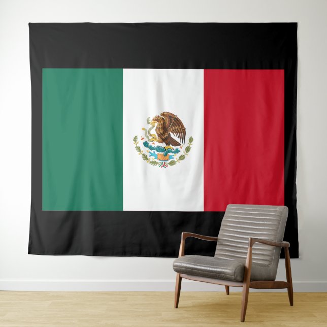 Tapete De Parede Bandeira do México (In Situ (Horizontal))