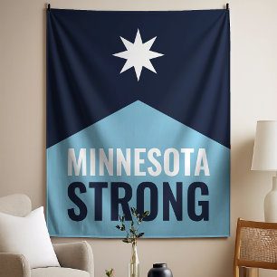 Tapete De Parede Bandeira do Novo Estado Rebelde de Minnesota