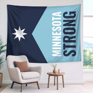 Tapete De Parede Bandeira do Novo Estado Rebelde de Minnesota