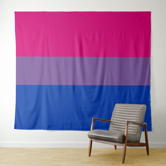 Tapete De Parede Bandeira do Orgulho Bissexual (In Situ (Horizontal))