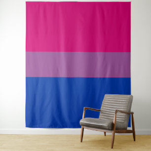 Tapete De Parede Bandeira do Orgulho Bissexual Vertical