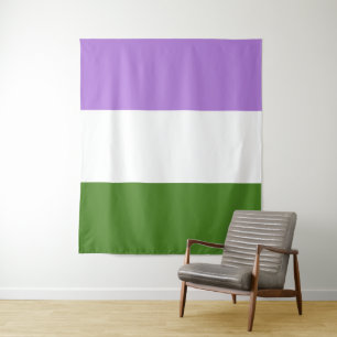 Tapete De Parede Bandeira do Orgulho Genderqueer