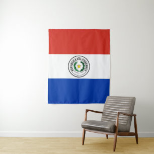 Tapete De Parede bandeira do Paraguai