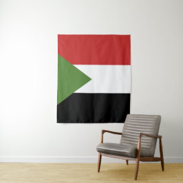 Tapete De Parede Bandeira do Sudão