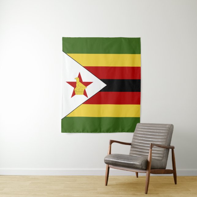 Tapete De Parede Bandeira do Zimbabué (In Situ)