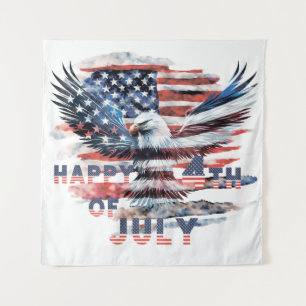 Tapete De Parede Bandeira e águia dos Estados Unidos. Independência