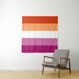 Tapete De Parede Bandeira Lésbica 57 x 57