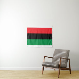 Tapete De Parede bandeira pan-africana, história negra afro-america