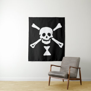 Tapete De Parede Bandeira Pirata Jolly Roger de Emanuel Wynne