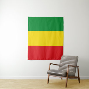 Tapete De Parede Bandeira Rastafarian Rasta Etiópia