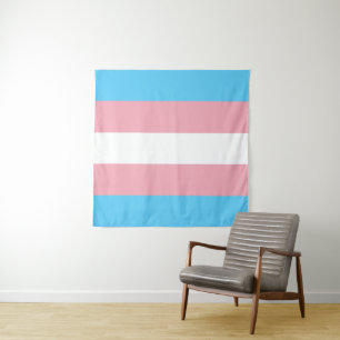Tapete De Parede Bandeira Transgênero Quadrada