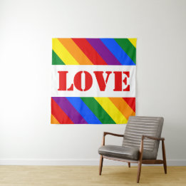 Tapete De Parede Bandeiras do Arco-Íris LGBTQ+ para o Mês do Orgulh