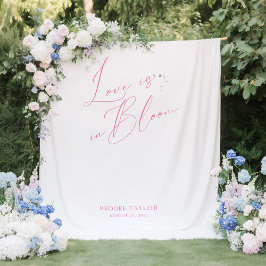 Tapete De Parede Banner de Backdrods Elegantes do Chá de panela Ros