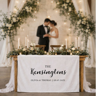 Tapete De Parede Banner de Boas-Vindas de Casamento de Família Pers
