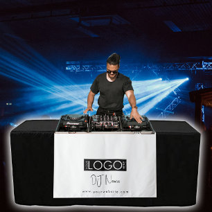 Tapete De Parede Banner Mesa do logotipo comercial DJ Music Persona