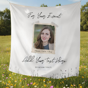 Tapete De Parede Banner Personalizado para Todos os Eventos, Foto e