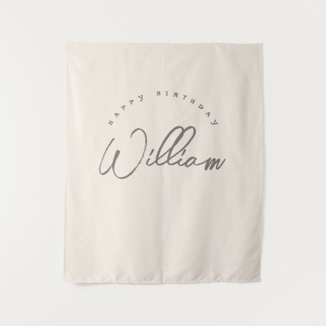 Tapete De Parede Banners Neutros Personalizados (Frente)