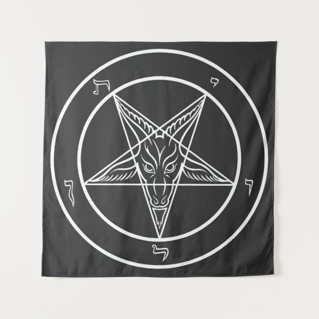 Tapete De Parede Baphomet Sigil CoS (Frente)