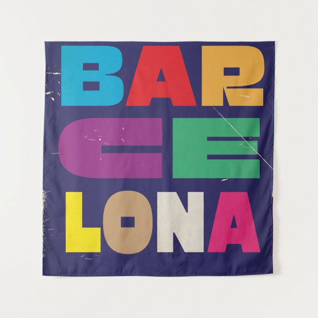 Tapete De Parede Barcelona Espanha (Frente)