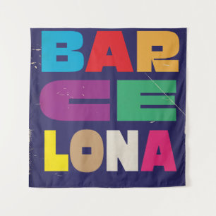 Tapete De Parede Barcelona Espania