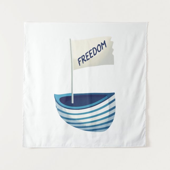 Tapete De Parede Barco da Liberdade Náutica (Frente)
