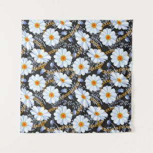 Tapete De Parede Barroco ouro: Textura em cadeia floral