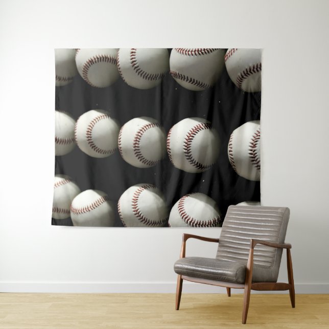 Tapete De Parede Baseballs (In Situ (Horizontal))