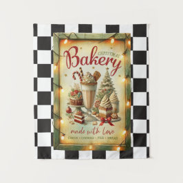 Tapete De Parede Bateria de natal russa com verificação moderna