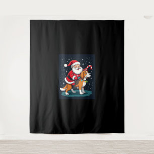 Tapete De Parede Beagle Xmas Lighting Papais noeis pilotando Beagle