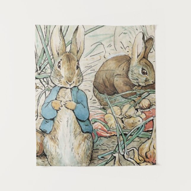 Tapete De Parede Beatrix Potter Peter Rabbit E Benjamin Bunny (Frente)