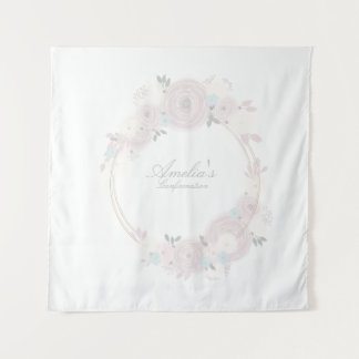 Tapete De Parede Beautiful Floral Confirmation Custom