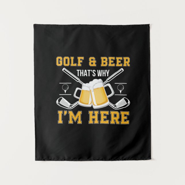 Tapete De Parede Beer Drinker Golf And Beer Birthday (Frente)