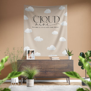 Tapete De Parede Beige natural cloud nove chá moderna na moda