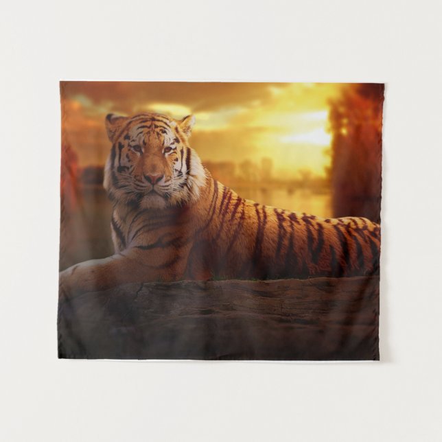 Tapete De Parede Bela Tigre (Frente (Horizontal))
