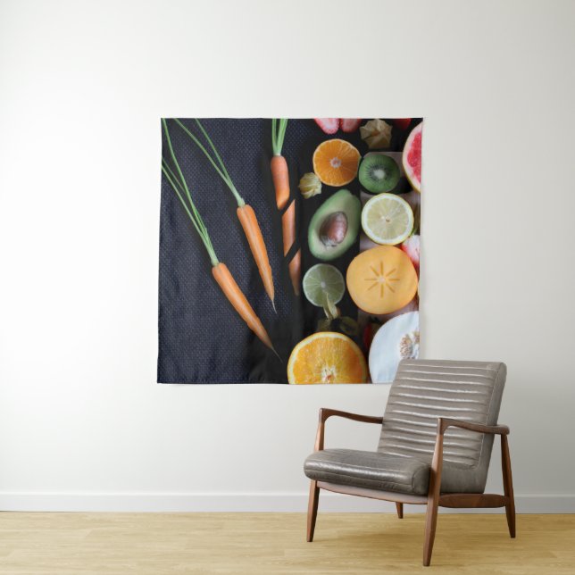 Tapete De Parede Belas Frutas E Vegetais (In Situ)