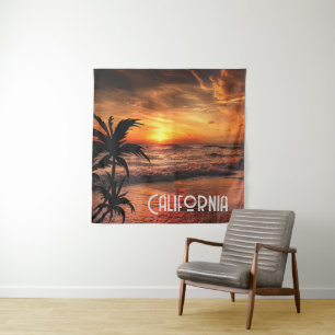 TAPETE DE PAREDE BELEZA PERSONALIZADA DA PRAIA DO PÔR DO SOL DA CAL