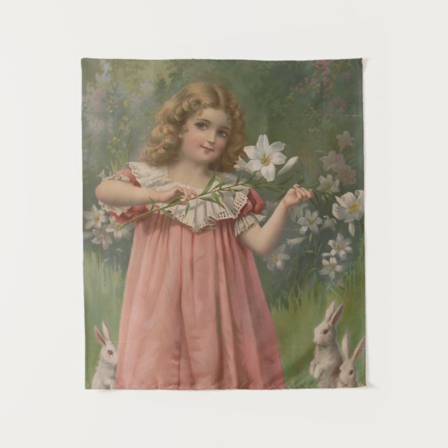 Tapete De Parede Belezas de Páscoa, Ilustração Antiga, 1898 (Frente)