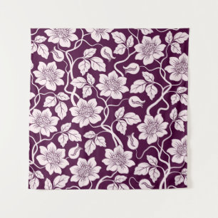 Tapete De Parede Belo Padrão Floral