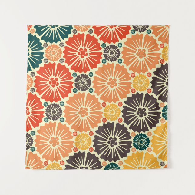 Tapete De Parede Belo retro-art nouveau (Frente)