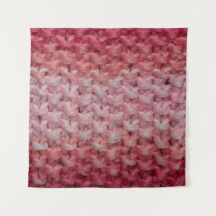 Tapete De Parede belo tecido de malha com tons vermelhos e beges,