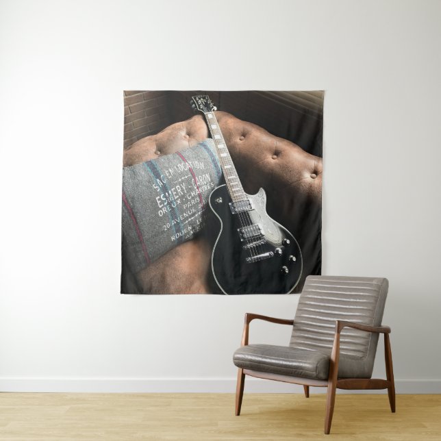Tapete De Parede Belo Violão Acústico (In Situ)
