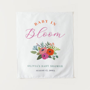 Tapete De Parede Bem-vindo ao Bebê em Flor Sinal de Boas-Vindas ao