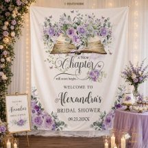 Bem-vindo ao Capítulo Nupcial Floral Roxo