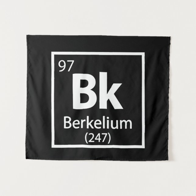Tapete De Parede Berquélio - Tabela Periódica Berkeley Science (Frente (Horizontal))