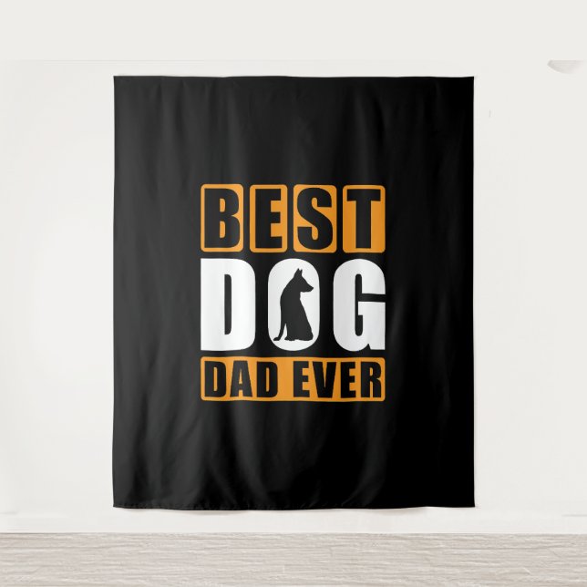 Tapete De Parede Best Dog Dad Ever (Frente)