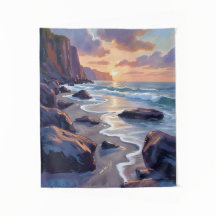 Big Sur, Pintura Artística Costeira da Califórnia