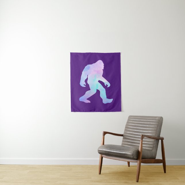 Tapete De Parede Bigfoot Aquarela       (In Situ)